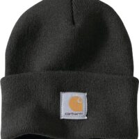 Dunkelgraue Carhartt Strickmütze