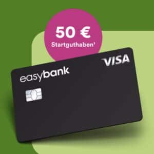 [50€ Bonus] 💸 easybank Visa Kreditkarte | Eine der besten Kreditkarten auf dem Markt (ehemals Barclays)