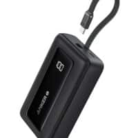 Anker Power Bank Powerbank 20000mAh 30W mit integriertem USB C Kabel High Speed portables Ladegeraet 1 USB C 1 USB A Akkupa 2025 01 13 13 43 53