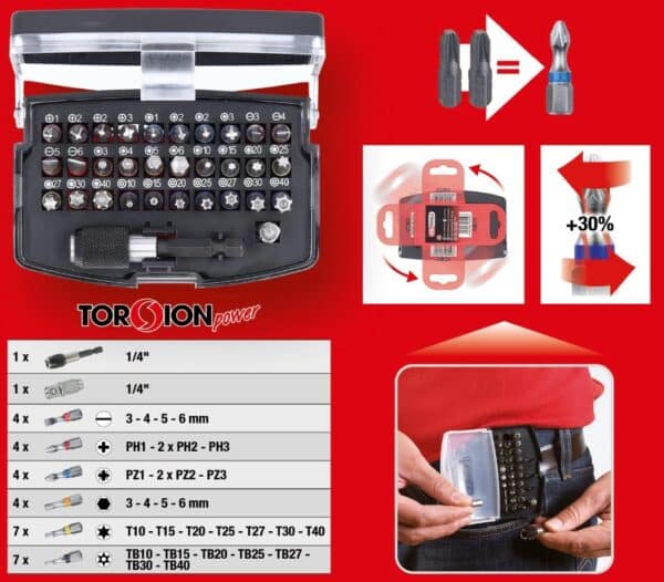 KS Tools TORSIONpower Bit Satz