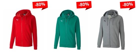 Puma Goal Casual Hooded Kapuzen Sweatjacke   Herren