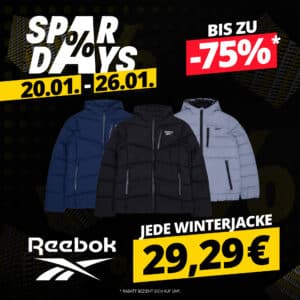Spardays Reebok Winterjacke Sale MOB DEU