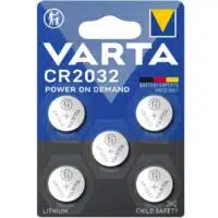 VARTA Batterien Knopfzellen CR2032 5 Stueck