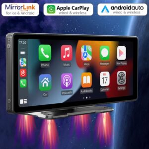 BQCC 1026 Zoll Tragbare Drahtlose Carplay Bildschirm HD Hinten Rueckfahr Kamera Auto Radio DVR MP5 Multimedia Video Player Andr 2025 06 05 11 57 02