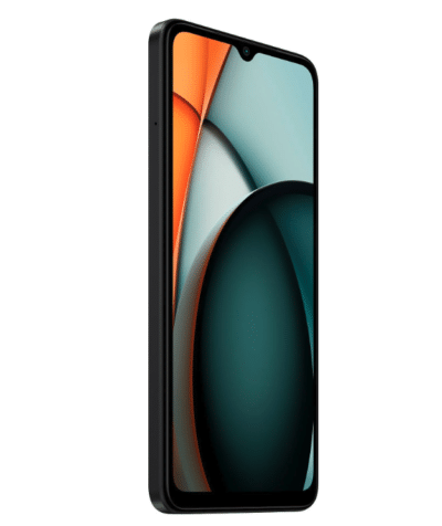 Seitenansicht des XIAOMI Redmi A3 64 GB Midnight Black