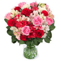 Rosenwunder-Blumenstrauß mit bis zu 40 Blüten