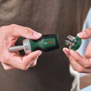 Bosch Stubby Ratschenschraubendreher mit Bit Magazin