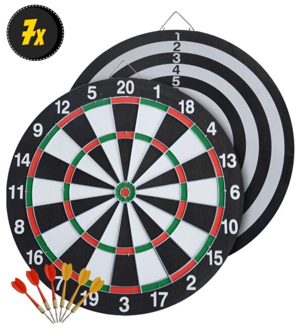 MUWO doppelseitige Dartscheibe mit 6 Pfeilen Set SportSpar 2025 04 13 11 53 59 MUWO doppelseitige Dartscheibe mit 6 Pfeilen Set SportSpar 2025 04 13 11 53 59