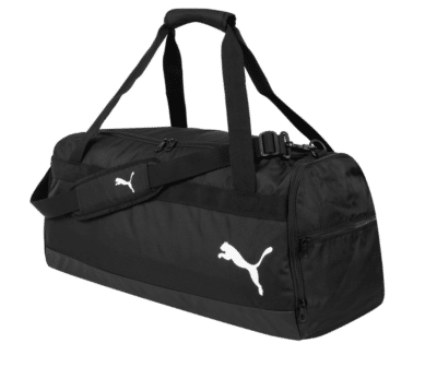 schwarze PUMA teamGOAL Fußballtasche in der Größe Medium und 54 Litern Fassungsvermögen