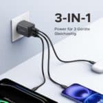 Bestpreis per Prime! 🔌 UGREEN 30W Ladegerät mit GaN II, 2x USB-C & 1x USB-A