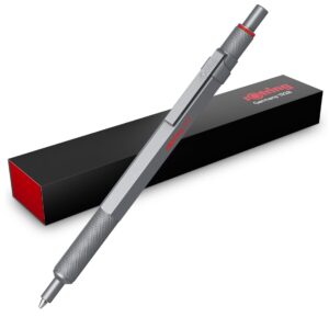 rOtring 600 Gelschreiber  055 mm  Schwarze Tinte  Silberfarbenes Schreibgeraet mit Metallschaft  Rutschfeste geraendelte Gr 2025 04 13 10 58 36