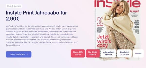 Instyle Print Jahresabo