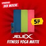 🧘 JELEX Yoga Matte (blau, grün oder rot) für 5,55€
