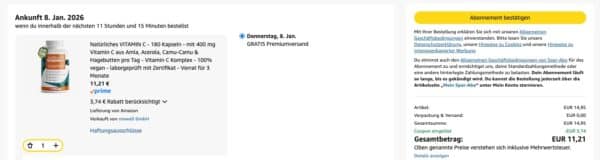 Natuerliches VITAMIN C