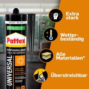 Pattex Montage Universal   vielseitig einsetzbarer Montagekleber