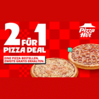 Pizza Hut 2 fuer 1 Gutschein