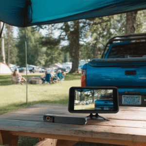 🚗 Auto-Vox Kabellose Solar-Rückfahrkamera (FullHD, 5.000 mAh, 5" Display)