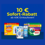 10€ Direktabzug auf P&G, z.B. Waschmittel zum Bestpreis! 🧴🧺 z.B. Lenor, Ariel Pods uvm. (40€ MBW)