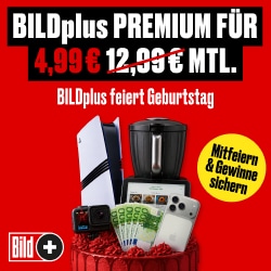 👀 BILDplus für nur 19,99€ jährlich statt 79,99€ (für Neukunden)