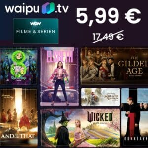 Streaming-HAMMER 🔥 Sky-Blockbuster wie Wicked, Konklave & The Last of Us + waipu.tv Live-TV für nur 5,99€ mtl. (statt 17,49€)