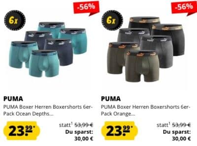 6er Pack Puma Boxer shorts 6er Pack Puma Boxer shorts