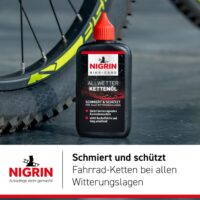 NIGRIN BIKE CARE Allwetter Kettenoel 100 ml Flasche Fahrradkettenoel verringert Reibung macht Fahrradketten leichtlaeufig  Am 2025 07 14 15 27 40