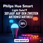 Philips Hue💡 30% auf den zweiten Artikel 👍 z.B. 4x E27 White LED-Lampen (neue Gen.)