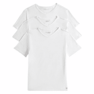Tommy Hilfiger Herren 3er Pack T Shirts Kurzarm Stretch V Ausschnitt
