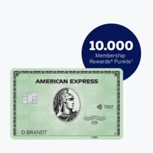 [MEGA] Das gab's noch nie! 💳 Amex Green Card: 10.000 Membership Rewards® Punkte ohne Mindestumsatz!