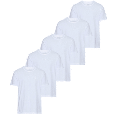 5er Pack BOSS Herren Rundhals T Shirts 1