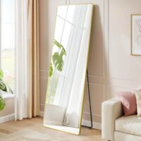 Amazon.de SONGMICS Ganzkoerperspiegel 160 x 50 cm rechteckiger Standspiegel Rahmen aus Aluminiumlegierung Hartglas fuer Sch 2025 08 28 13 53 55