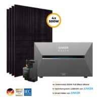 Balkonkraftwerk mit Speicher 2000W   inkl. Anker SOLIX Solarbank 3 Pro