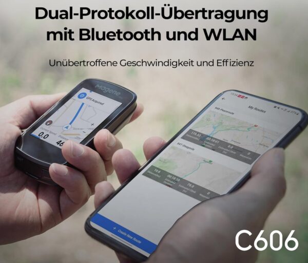 Magene C606 Touchscreen GPS Fahrradcomputer Navigation WiFi Bluetooth Datenuebertragung Indoor Training 28 anpassbarer Bildsch 2025 08 20 15 50 31