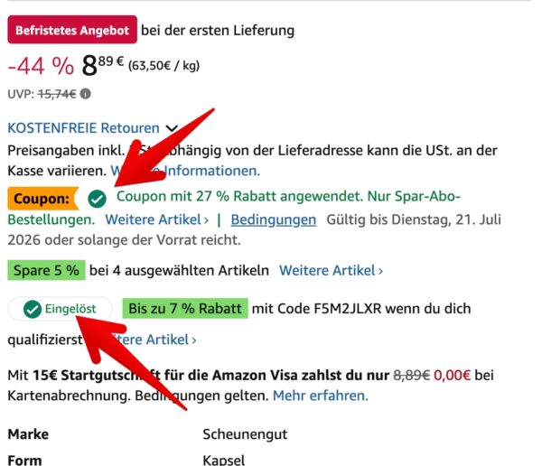 Magnesium Komplex 1430mg  WICHTIG Magnesium Bisglycinat als 4 Fach Markenkomplex mit 1430mg je Tagesdosis 400mg ELEMENTAR ve 2025 08 06 12 40 29