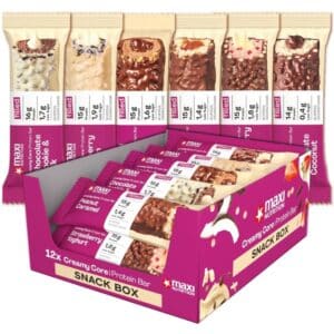 MaxiNutrition Creamy Core Bar MIX BOX 6 Sorten