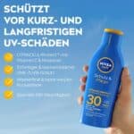 NIVEA SUN Schutz & Pflege Sonnenlotion LSF 30 (200ml)