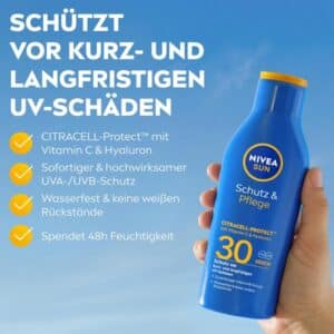 NIVEA SUN Schutz Pflege Sonnenlotion LSF 30