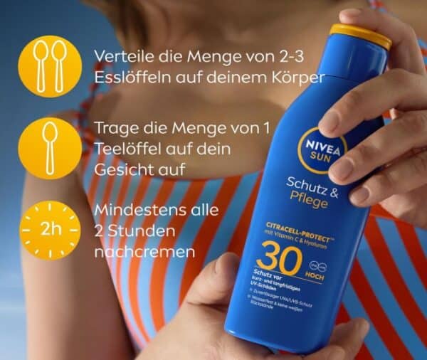 NIVEA SUN Schutz und Pflege Sonnenlotion LSF 30
