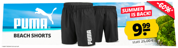 PUMA SUMMER IS BACK Beach Shorts AFFILIATE DEU 1