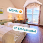 4 Sterne Schlosshotel mit top Lage an der Müritz 🛶🌊 ab 2x ÜN mit Frühstück & 1.000qm SPA ab 89€ p.P.