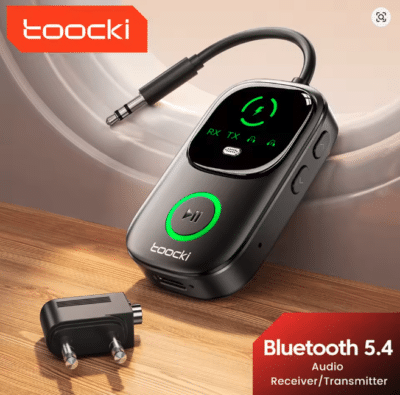 Toocki Bluetooth 5.4 Audio Receiver Transmitter