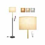 🛋️ VASAGLE Höhenverstellbare Stehleuchte mit Fußschalter & 3 Lichtfarben
