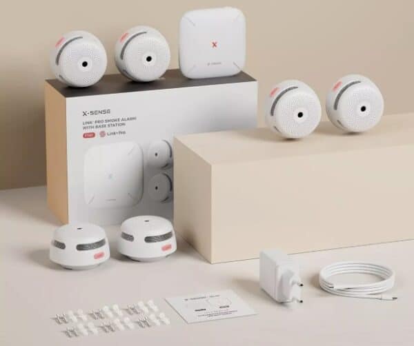 X Sense Rauchmelder   mit SBS50 Basisstation