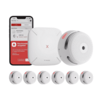 X Sense Rauchmelder 6 Stueck   mit SBS50 Basisstation