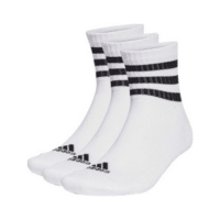 adidas Unisex 3 stripes Cushioned Sportswear Mid cut Socks