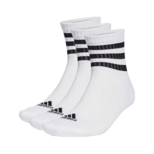 adidas Unisex 3 stripes Cushioned Sportswear Mid cut Socks