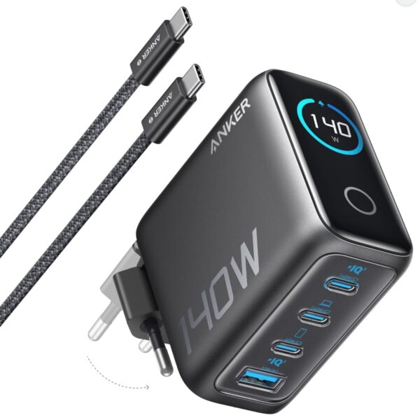 Anker 140W USB C Ladegeraet Laptop Ladegeraet 4 Port Multi Geraete Schnellladeleistung Fortschrittliches GaN Netzteil Touch Co 2025 09 29 15 55 54 Anker 140W USB C Ladegeraet Laptop Ladegeraet 4 Port Multi Geraete Schnellladeleistung Fortschrittliches GaN Netzteil Touch Co 2025 09 29 15 55 54