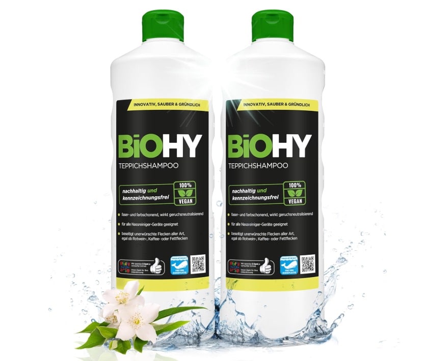 BiOHY Teppichshampoo 2 x 1 L