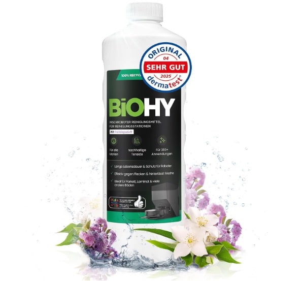 BiOHY Wischroboter Reiniger fuer Station mit Fruehlingsduft BiOHY Wischroboter Reiniger fuer Station mit Fruehlingsduft