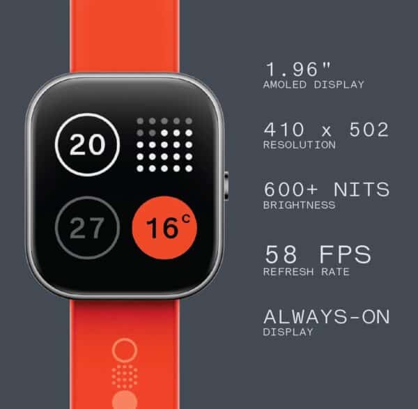 CMF by Nothing Watch Pro Smartwatch mit 1.96 AMOLED display Fitness Tracker Multisystem GPS Bluetooth Anrufe mit AI Noise Re 2025 09 24 14 31 18